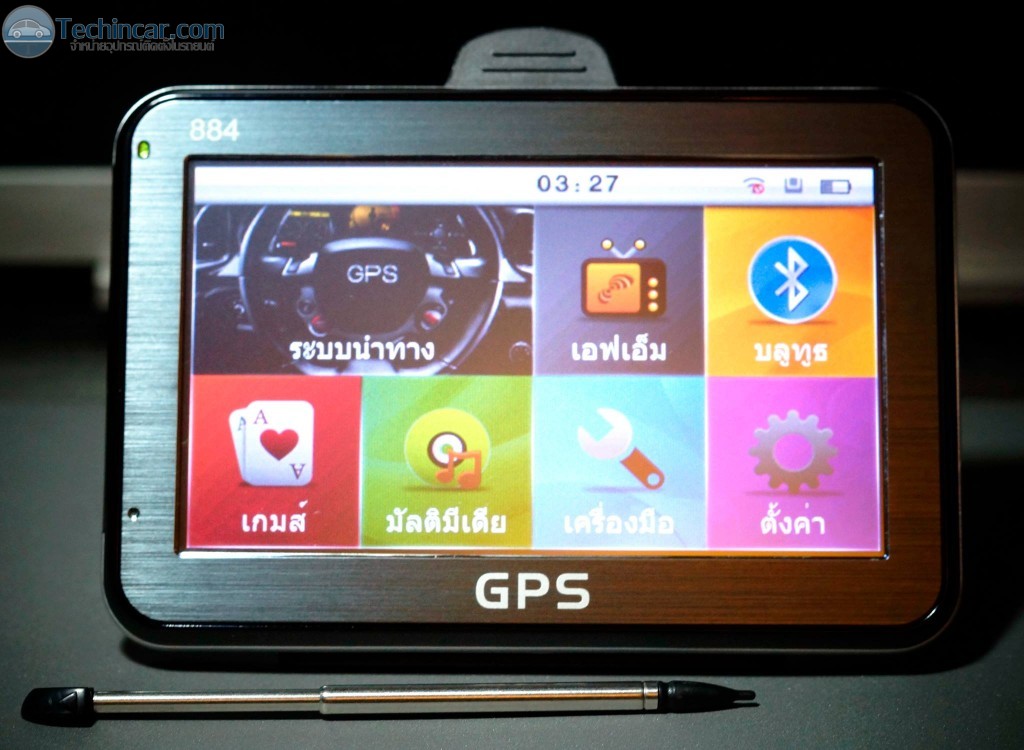 GPSนำทาง ติดรถยนต์ HD884 หน้าจอ 4.3 นิ้ว by techinca.com 2