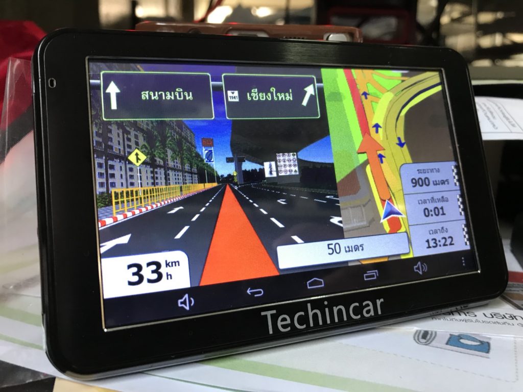 GPSนำทาง ระบบแอนดรอย มีBluetooth
